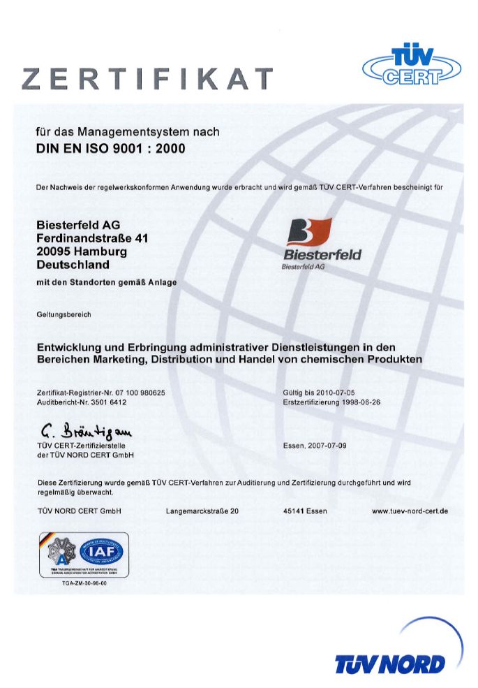 Kvalita a certifikáty - Deckenbach CZ