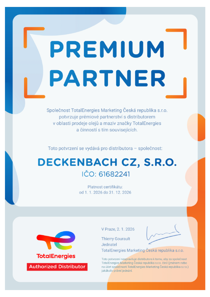 Kvalita a certifikáty - Deckenbach CZ