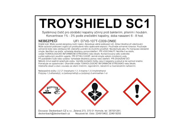 Servis chladicích kapalin, čištění CNC strojů - Deckenbach CZ